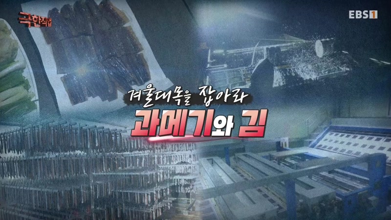 겨울 대목을 잡아라! 과메기와 김