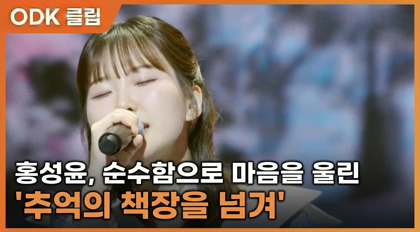 홍성윤, 순수함으로 마음을 울린 '추억의 책장을 넘겨'